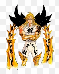 Stronger Demon Muzan Or Meliodas - Seven Deadly Sins Meliodas Demon Emoji,Whomst Has Summoned The Almighty One Emoji