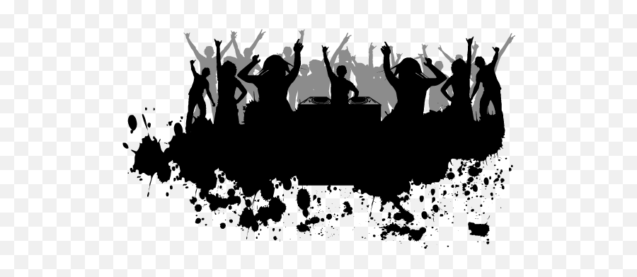 Party Png Image - Party People Silhouette Png Emoji,Dj Party Emoji