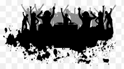 Party Png Image - Party People Silhouette Png Emoji,Dj Party Emoji
