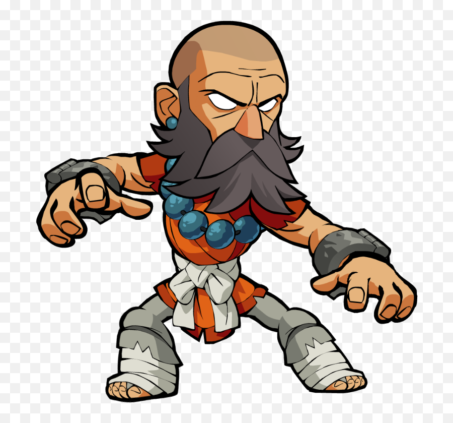 Brawlhalla Wu Shang Skins Clipart - Brawlhalla Wu Shang Png Emoji,Santa Emoji Imgur