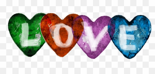Free Photo Valentineu0027s Day Letters Love Hearts Word Romantic - Imagenes Del Dia De Amor Corazones Emoji,Multicolored Heart Emojis