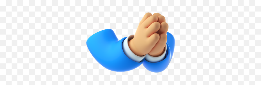 Hand 3d Illustrations Designs Images Vectors Hd Graphics - Fist Emoji,Prayer.hands Emoji