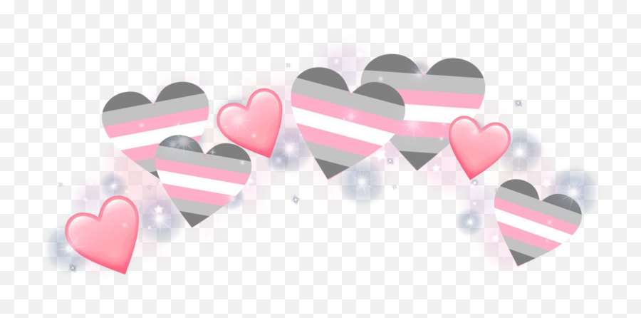 The Most Edited - Demiboy Heart Emoji Crown,Demi Emojis