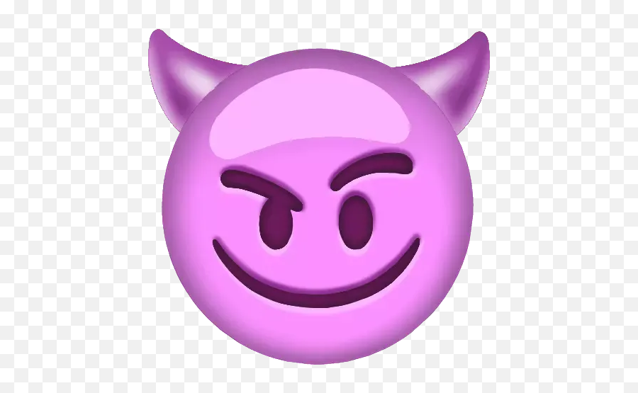 Pink Emoji Stickers For Whatsapp - Happy,Emoticon Purple Cow