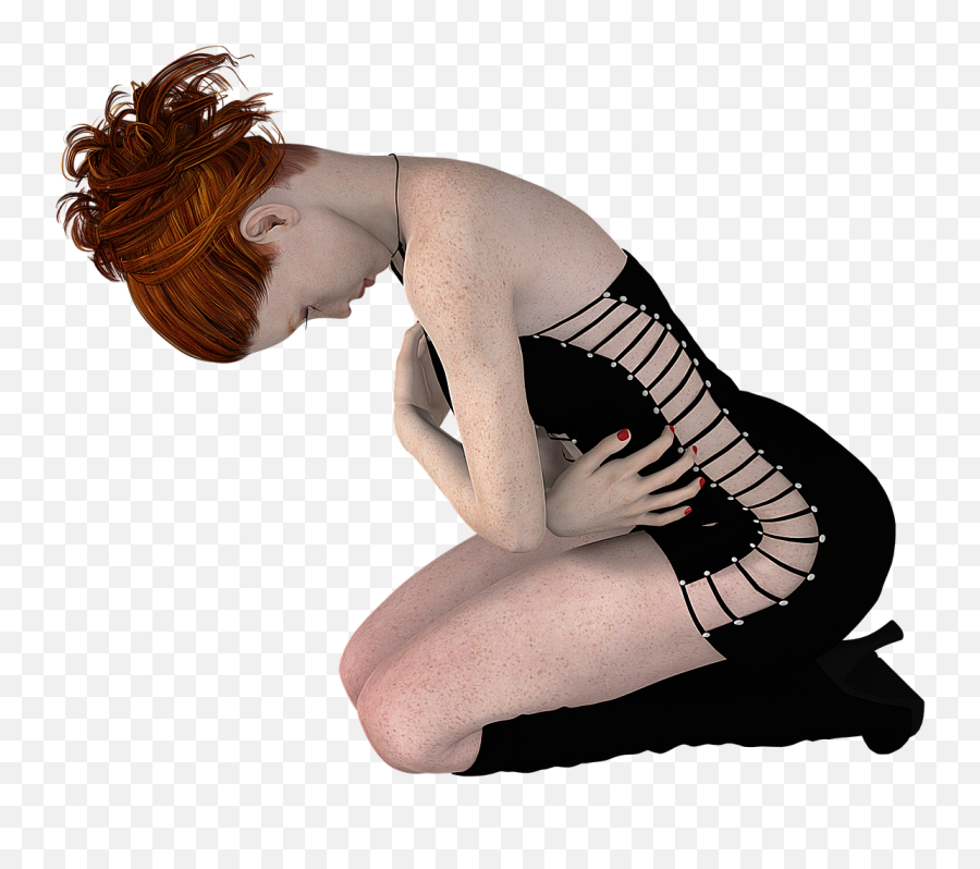 Girl Woman Kneeling Sticker - Female Models Kneel Poses Emoji,Kneeling Emoji