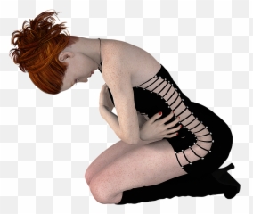 Girl Woman Kneeling Sticker - Female Models Kneel Poses Emoji,Kneeling Emoji