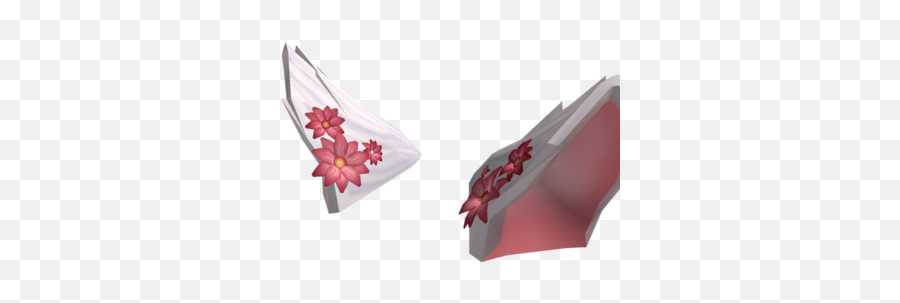 Blossom White Cat Ears - Origami Emoji,Neko Head Emotion Ears