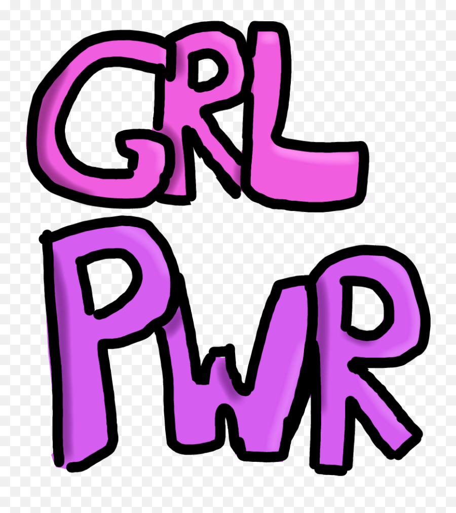 Girlpower Girl Power Grlpwr Girls Sticker By - Giuu Dot Emoji,Girl Power Emoji