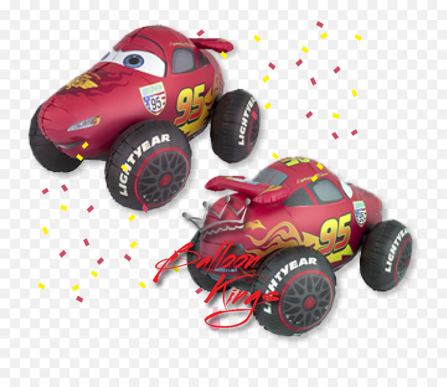 Cars Lightning Mcqueen Airwalker - Lightning Mcqueen Balloons Emoji,Monster Truck Emoji