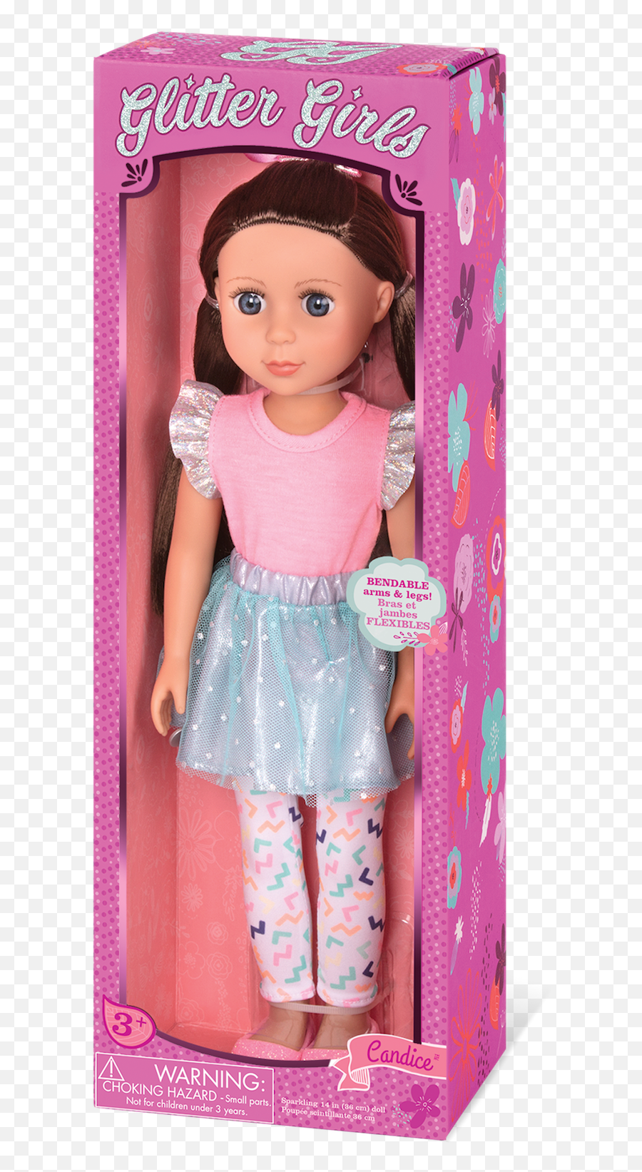 Posable 14 - Inch Doll Candice Emoji,Mattel Emotions Cloth Dolls