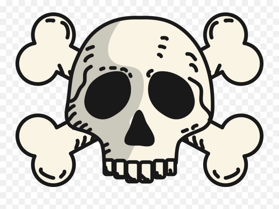 Skull And Crossbones Photo Background Transparent Png Emoji,Skull And Crossbones Emoticon -emoji