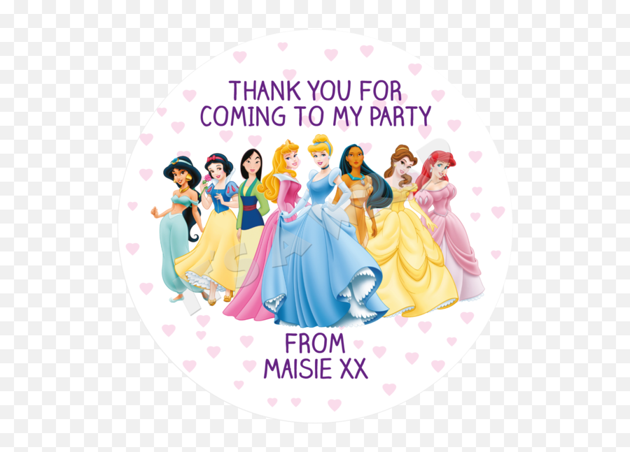 Party Box Stickers - Happy Birthday Jessica Disney Princess Emoji,Emoji Party In A Box