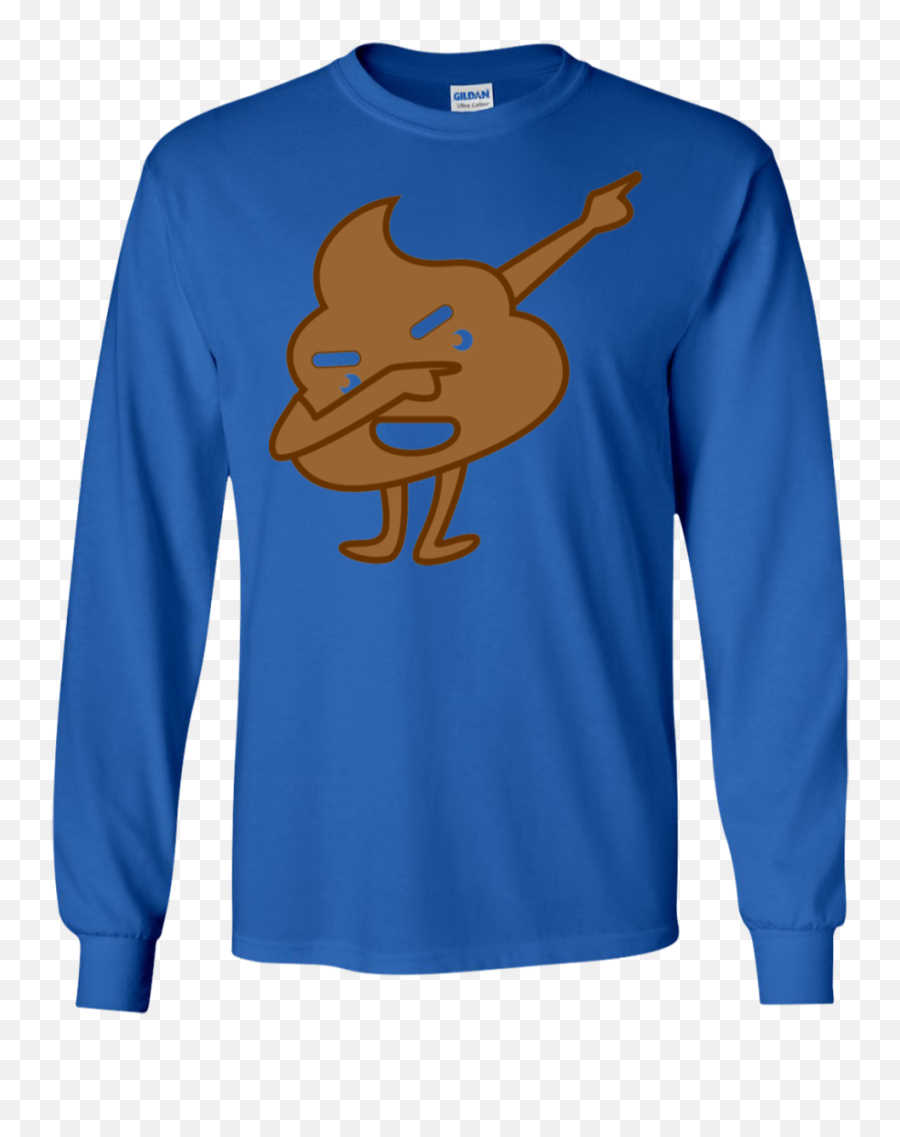 Funny Dabbing Poop Emoji Ls Sweatshirts - Nutrition Facts For Cotton,Emoji Sweatshirts