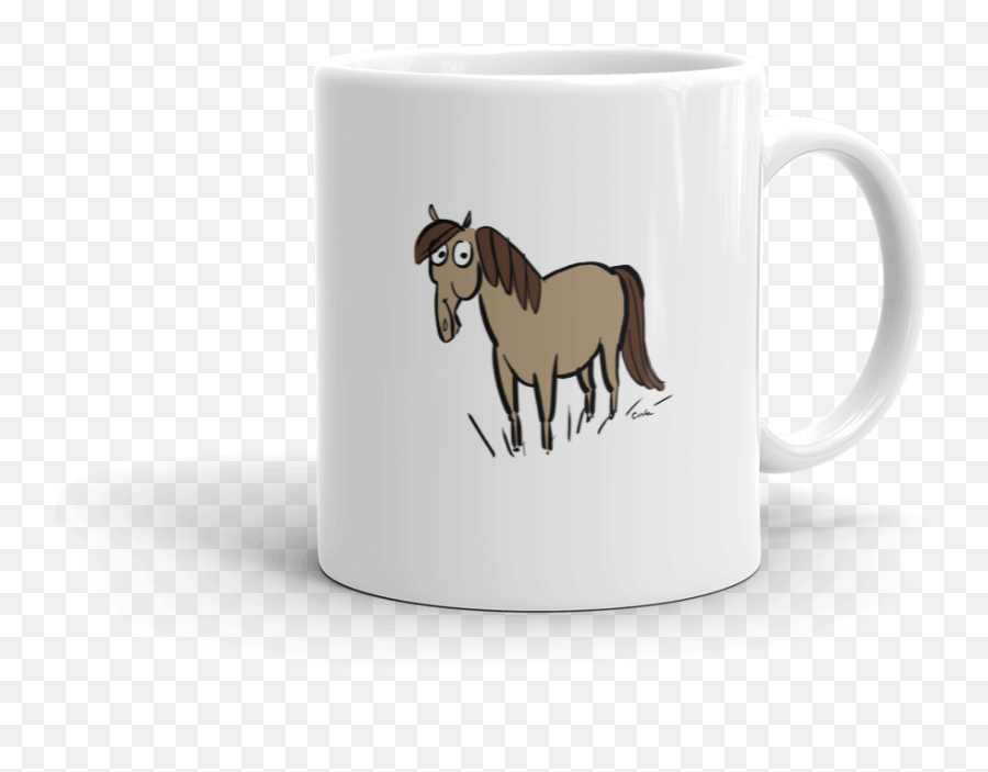 Horse Lover Coffee Mug Emoji,Donkey Emoji