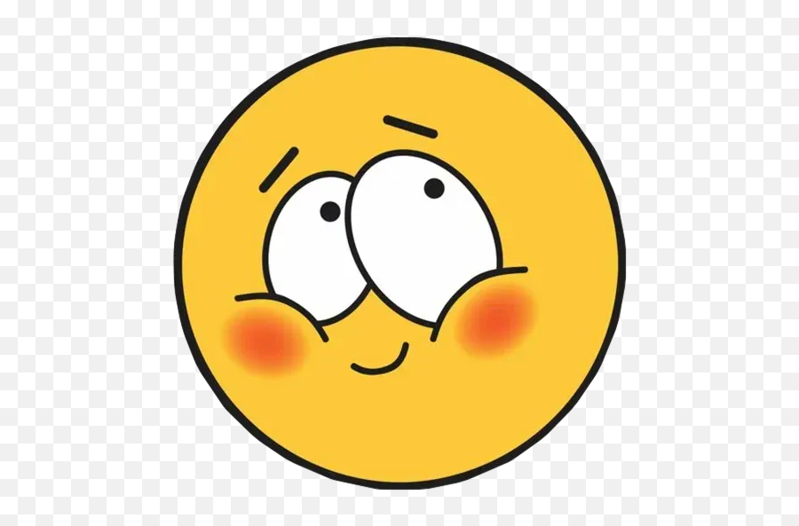 Emoji By Mahsa - Sticker Maker For Whatsapp,Bashful Smiley-face Emoji
