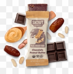 Skout Organic Chocolate Peanut Butter Kids Bar Emoji,Peanut Butter Emoji