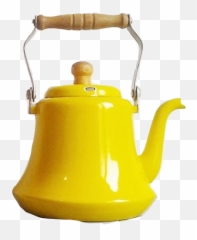 Yellow Teapot Kettle Handle Sticker - Lovely Emoji,Kettle Emoji