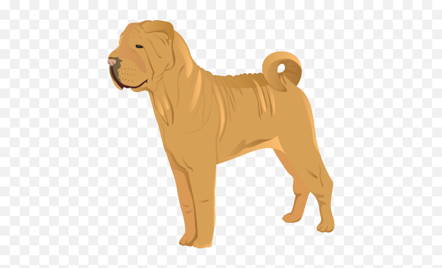Hanodu Polafe - Shar Pei Emoji,Bernese Mountain Dog Emoji