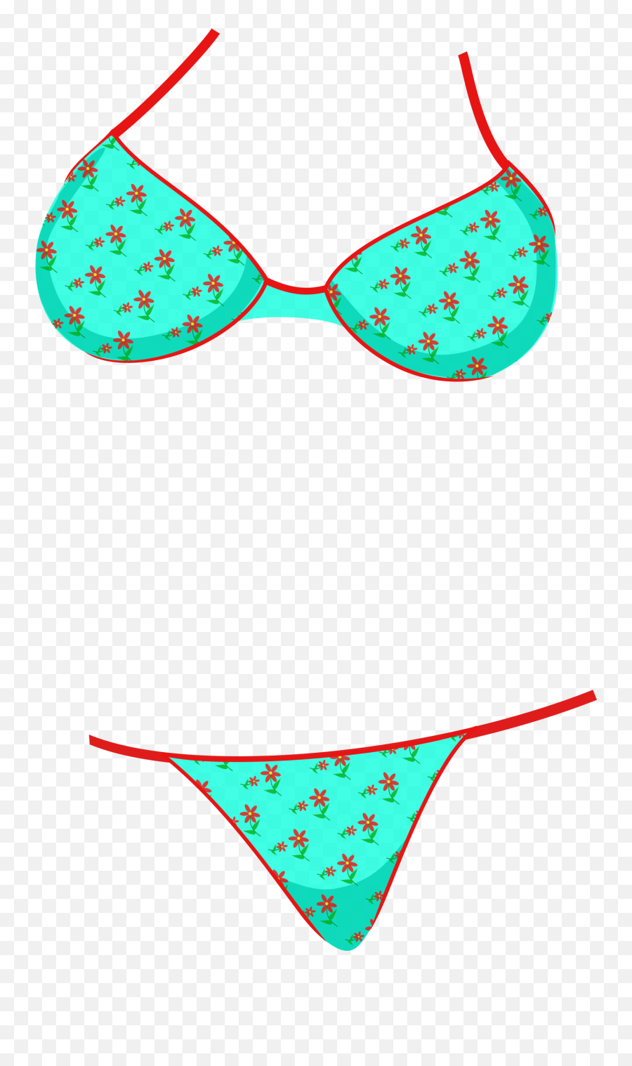 Clipart Clothes Top Transparent - Transparent Background Bikinis Clipart Emoji,Emoji Bikini Top