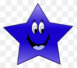 Free Star Face Cliparts Download Free - Blue Star With Face Emoji,Blue Star Emoji