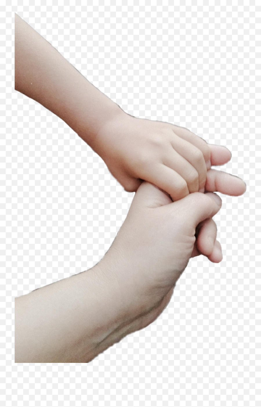 Holding Hands Momanddaughter Sticker By Mscoralrose - Child Emoji,Holding Hands Emoji