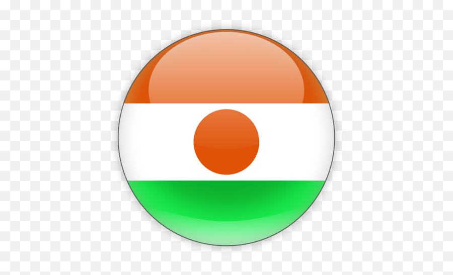 Flag Of Niger - Niger Flag Round Png Emoji,Flagg Emoji