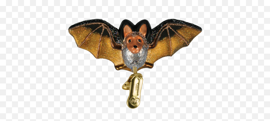 Halloween Ornaments - Theholidaybarncom Bat Christmas Ornament Emoji,Leering Emoticon