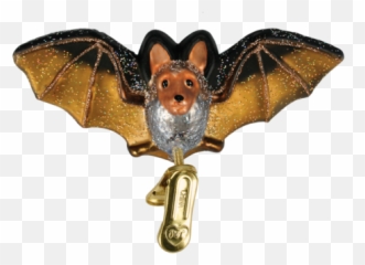 Halloween Ornaments - Theholidaybarncom Bat Christmas Ornament Emoji,Leering Emoticon
