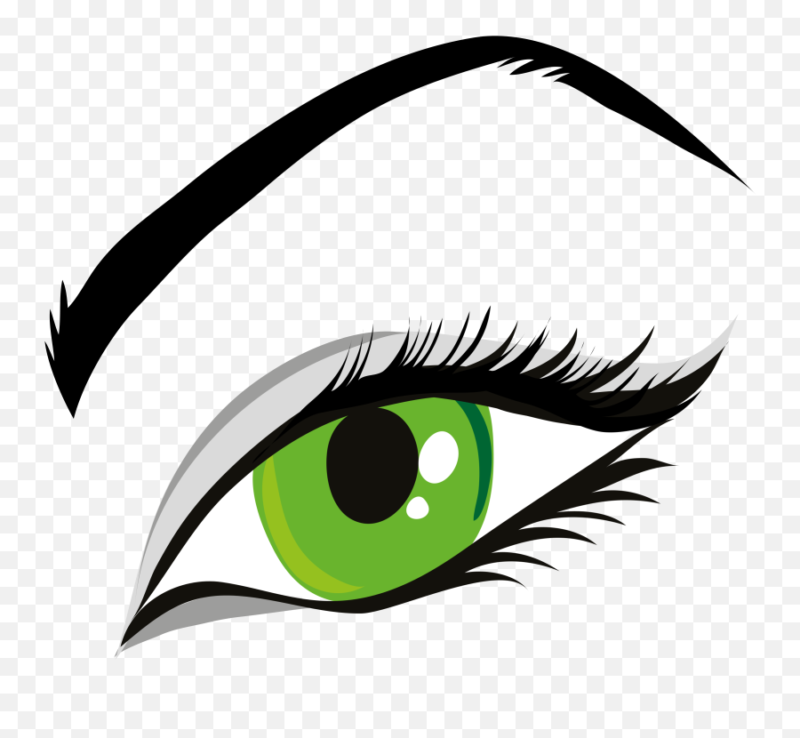 Eyelashes Clipart Clip Art Eyelashes Clip Art Transparent - Ojos Verdes Dibujo Png Emoji,Fantage Emoticons