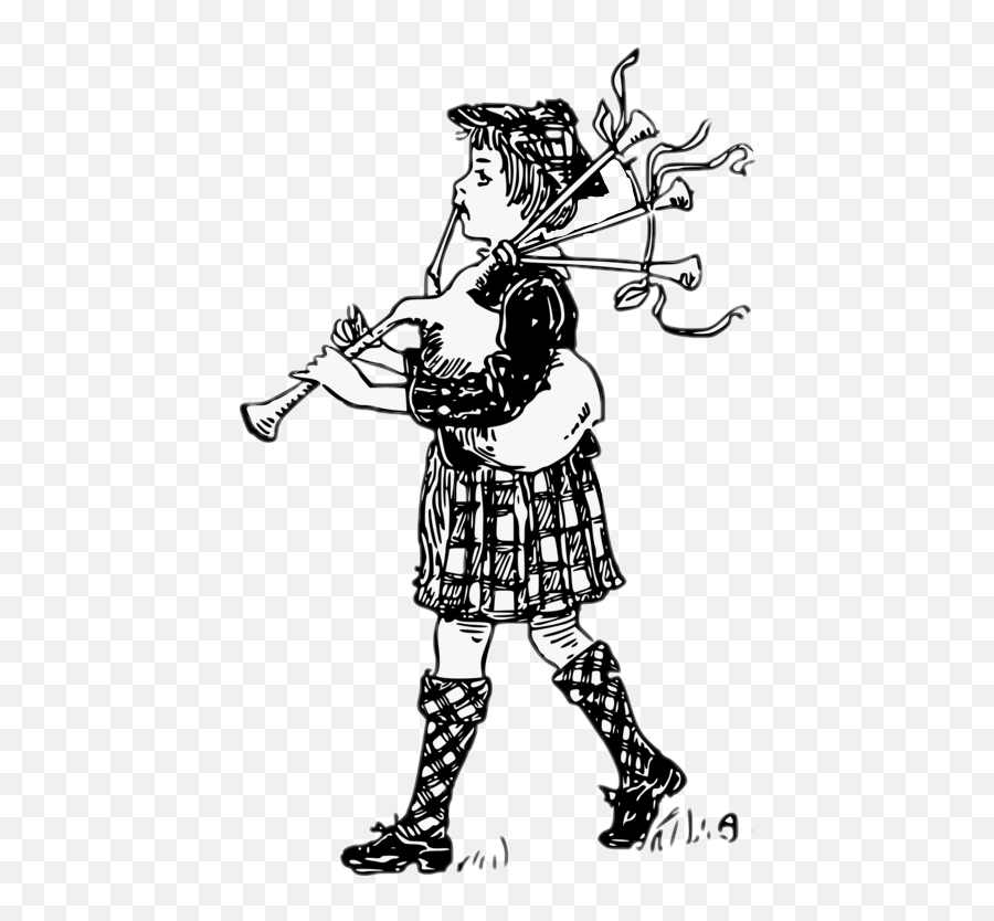The Most Edited - Human With Bagpipes Drawing Emoji,Bagpipes Emoji