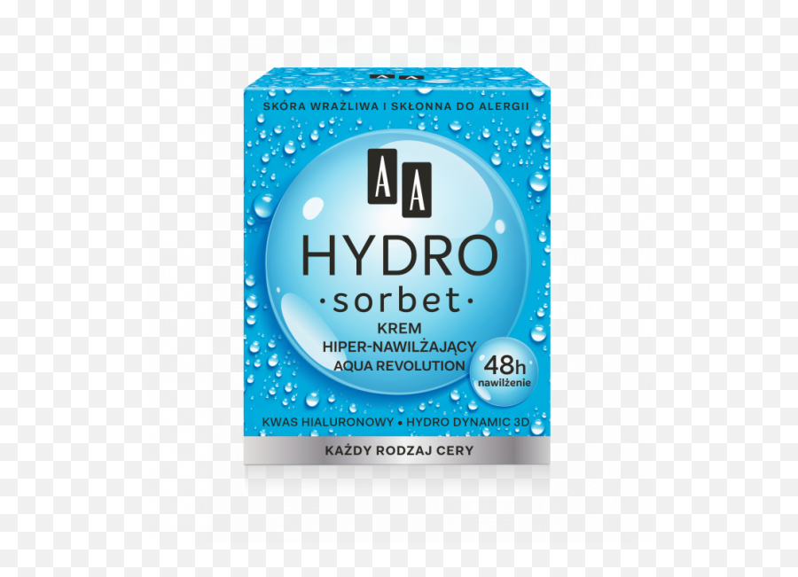 Aa Hydro Sorbet Aqua Revolution Krem Hiper - Nawilajcy 48h Hydro Sorbet Aa Emoji,Sorbet Emoji