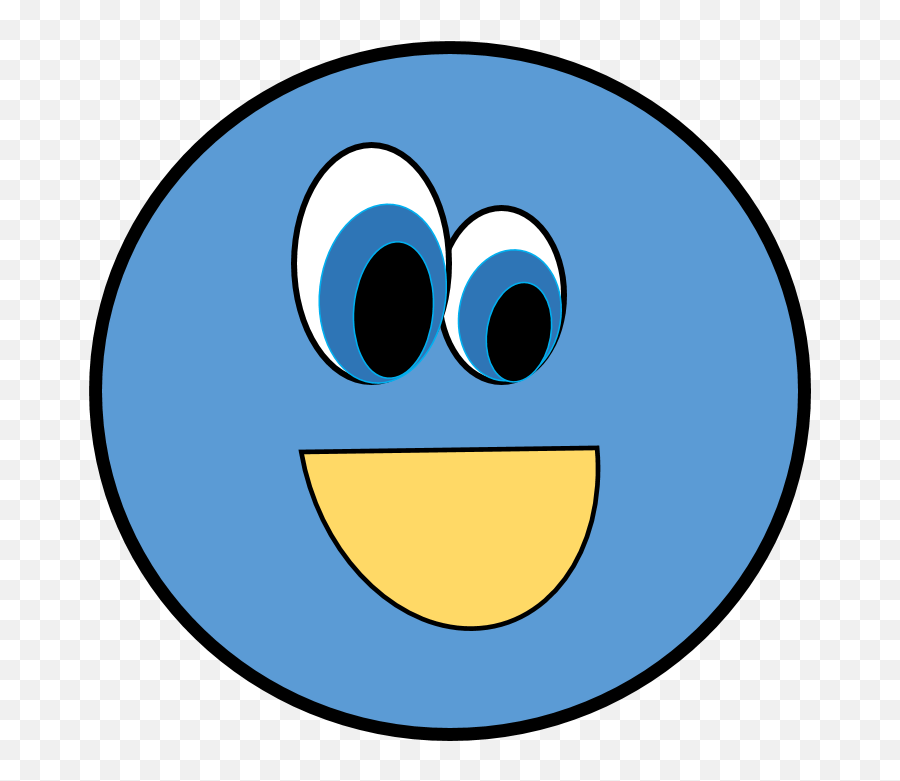 Smiley Clipart Shape Smiley Shape Transparent Free For - Circle Shape Clip Art Emoji,Star Eyes Emoticon