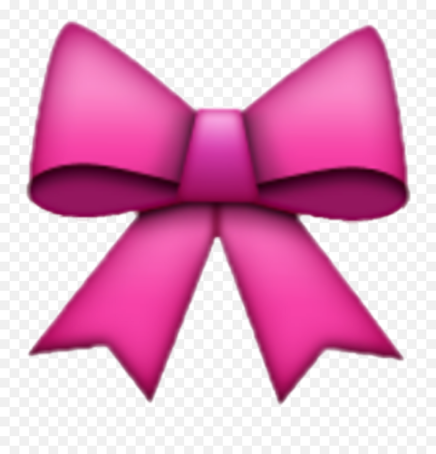 Clipart Bow Violet Ribbon Clipart Bow Violet Ribbon - Dessin Noeud Papillon Rose Emoji,Emoji With Hair Bow