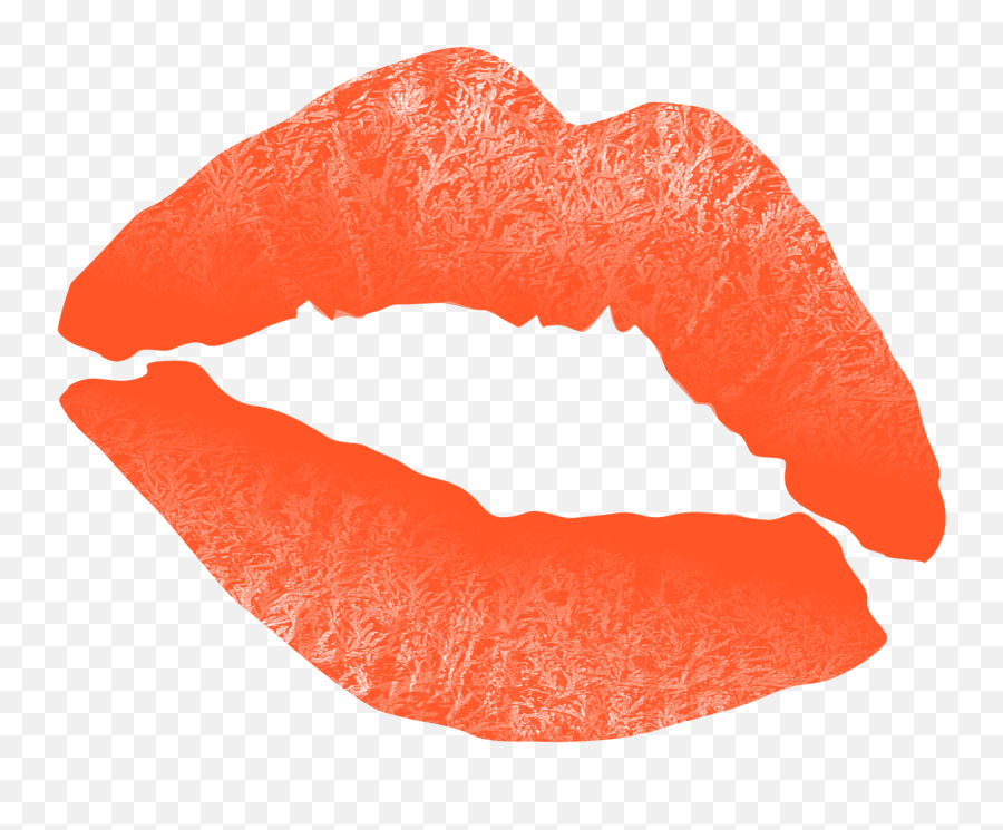 Kiss Mouth Lips - Free Image On Pixabay Lips Orange Png Emoji,Hug And Kiss Emoji