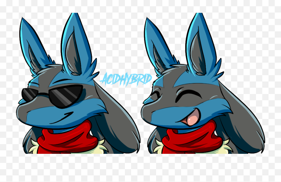 Lucario Emotes By Acidhybrid - Fur Affinity Dot Net Transparent Twitch Emotes Pokemon Emoji,Dragonl Twitch Emoticons