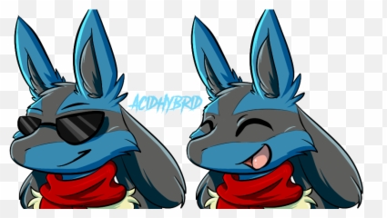 Lucario Emotes By Acidhybrid - Fur Affinity Dot Net Transparent Twitch Emotes Pokemon Emoji,Dragonl Twitch Emoticons