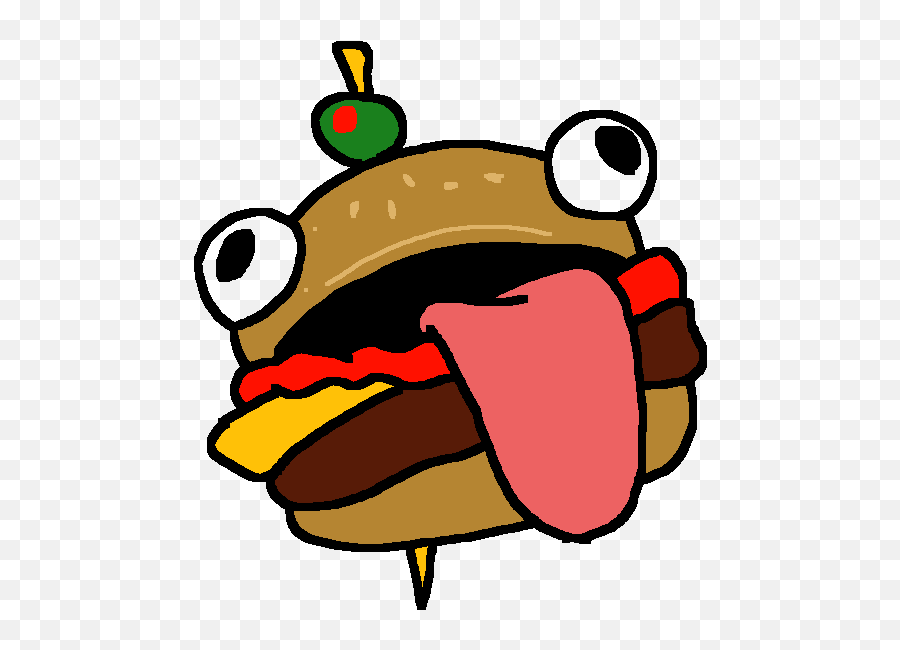 Pixilart - Fortnite Durr Burger Head Emoji,Use Tomatohead Emoticon Inside Durburger Restaurant