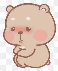 Pig U0026 Bear Popup Cute Cartoon Images Bunny Wallpaper - Happy Emoji,Pig Emoticon Gif