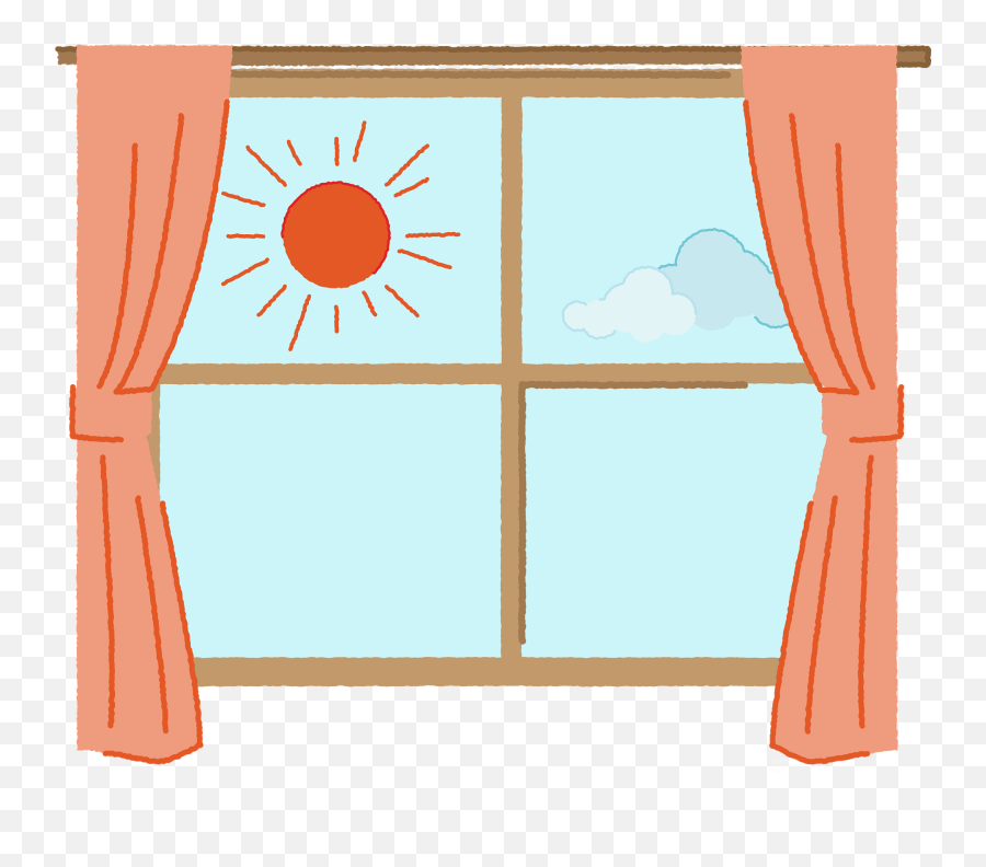 Window Clipart - Curtain Style Emoji,Emoji Window Curtains
