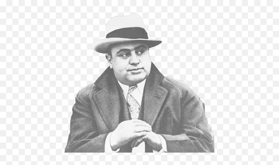 Al Capone - Al Capone White Background Emoji,Al Capone Emoji
