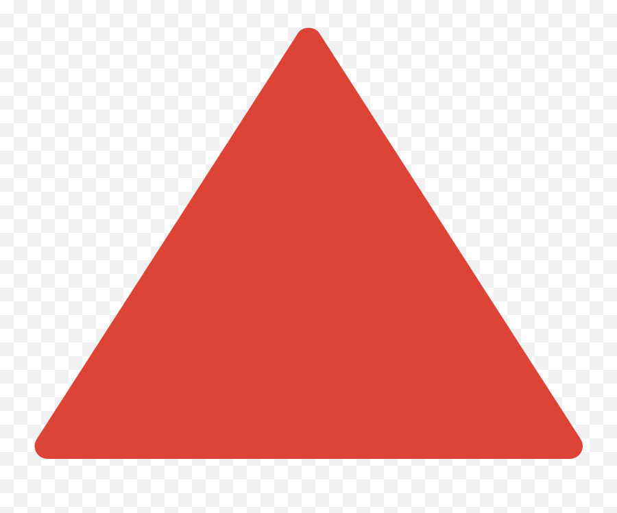 Red Triangle Pointed Up Emoji Clipart - Aerospace Bristol,Black Triangle Emoji