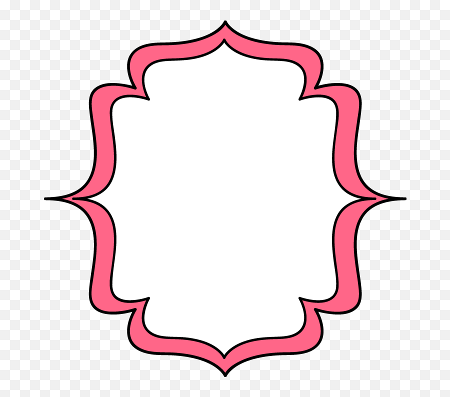 Full Page Pink Double Bracket Frame - Decorative Emoji,Emoji Picture Frames