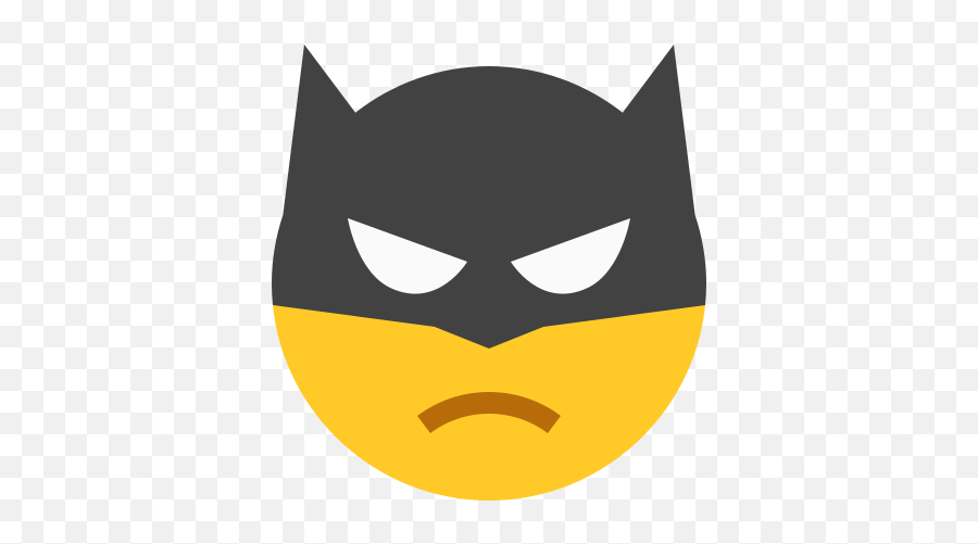 Batman Emoji Icon In Color Style - Batman Emoji Png,Harte Emojis To Print And Color