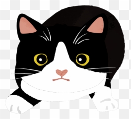 Yumekawa Cat Licking Fingers And Set Of Cats - Cute2u A Soft Emoji,Cat Emojis Black Background