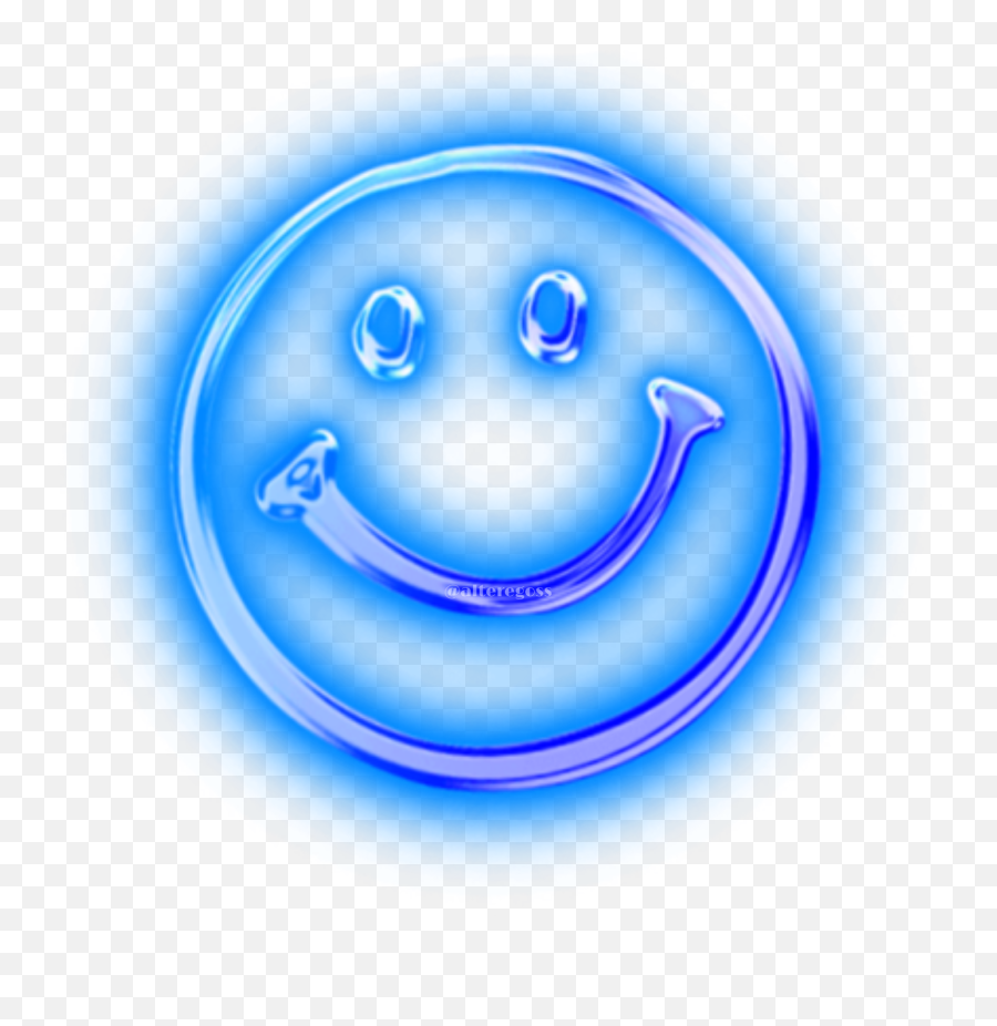 Neon Neoncircle Smiley Emoji Sticker By Alteregoss - Happy,Neon Emoji