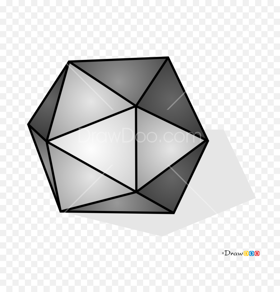 How To Draw 3d Hexagon 3d Objects - Object 3d Png Drawing Emoji,Hexagon Emoji