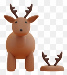 Deer 3d Illustrations Designs Images Vectors Hd Graphics Emoji,Deer Emoji