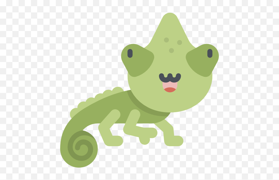 Chameleon - Free Animals Icons Emoji,Lizard Emoji'