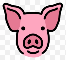Pig Face Emoji Clipart - Pig Face,Woman Pig Emoji