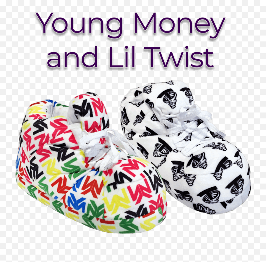 Young Money Lilu0027 Twist U2013 Happyfeet Slippers Emoji,Pair Of Shoes Emoji